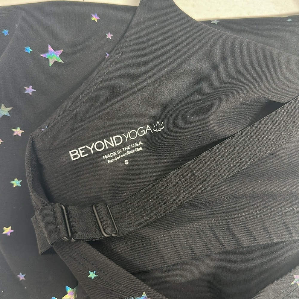 Beyond Yoga Black Star Print Jumpsuit - Picture 6 of 7